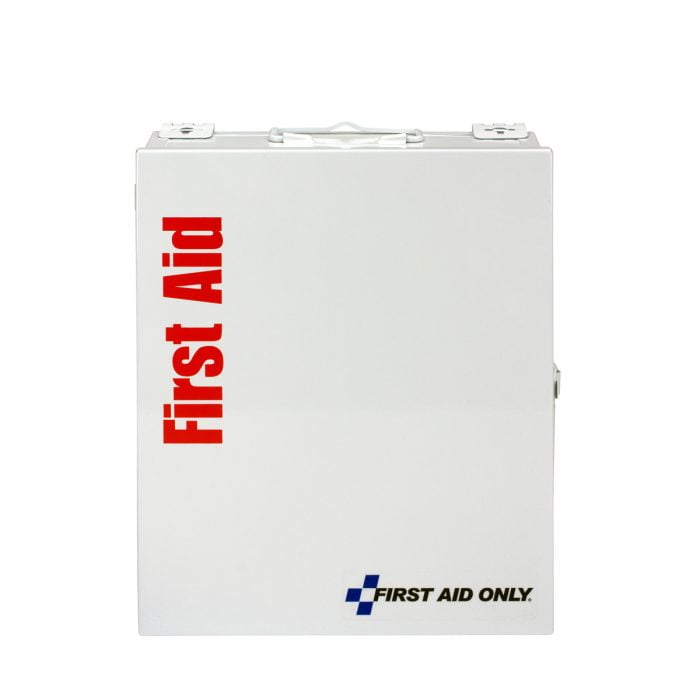 First Aid Only 25 Person Medium Metal SmartCompliance First Aid Cabinet Without Medications ANSI 2021 Class A+ - 90578-021 - Image 4