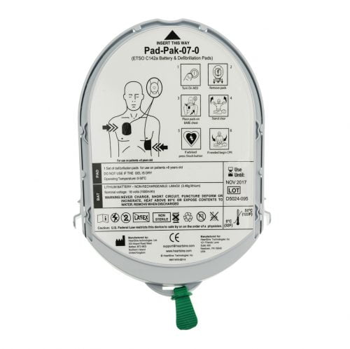 heartsine samaritan pad 350p 450 aed electrode pads
