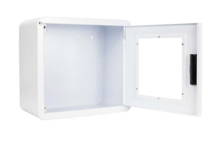 Premium Large AED Cabinet - Rounded Corners and Alarmed - CB1-L - Image 2