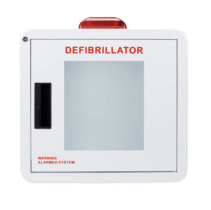 Premium Large AED Cabinet - Rounded Corners, Window, Alarm, and Strobe - CB1-Ls