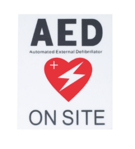 AED On Site Decal Sticker - AEDecal