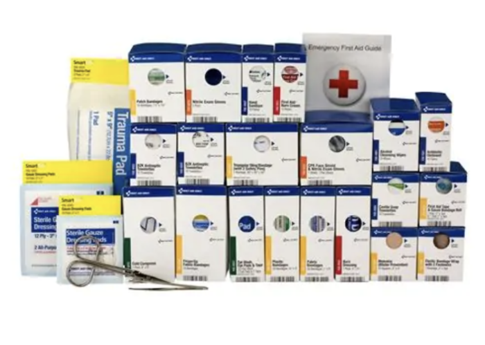 First Aid Only Large SmartCompliance Refill Pack without Meds, ANSI 2021 Class A+ - 90827-021