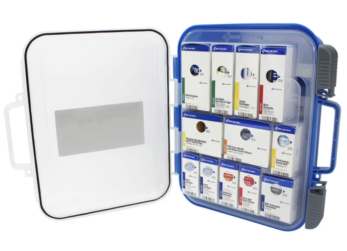 First Aid Only FAO SmartCompliance Mobile 25 Person 2021 ANSI A Clear Front First Aid Kit - 91537 - Image 3
